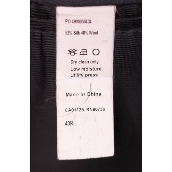 Calvin Klein Men's Blazer Sport Coat Two Button Wool Silk Sports Jacket 40R - Picture 9 of 12